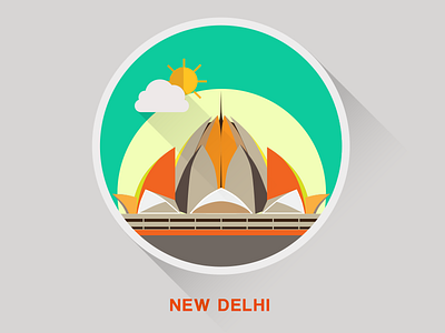 New Delhi city delhi design flat flat cities india lotus new playoff reboud temple