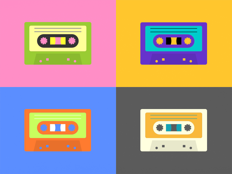 Casette by Ema Rogobete on Dribbble