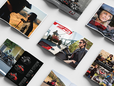 Can-Am Spyder // 2016 Catalogue branding design layout magazine motorcycle