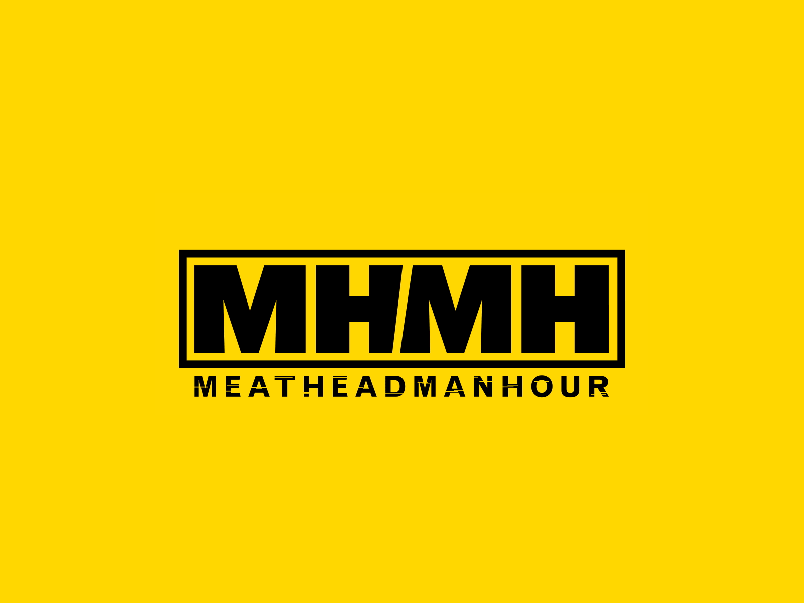 MEATHEADMANHOUR // Logo Design + Animation 80s 90s animation branding design logo logo animation logo design movie movies music party
