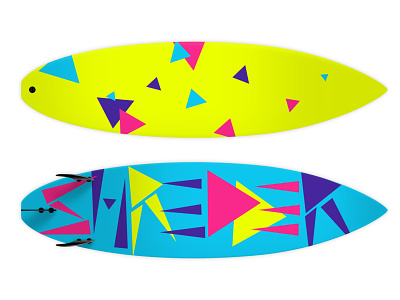 Shredder // Board Design 80s branding bright colorful design midwest paddleboard retro surf surfboard