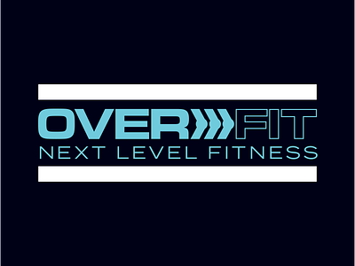 OVERFIT FITNESS // Logo Design branding design exercise logo logo design logo designer logodesign trainer training workout