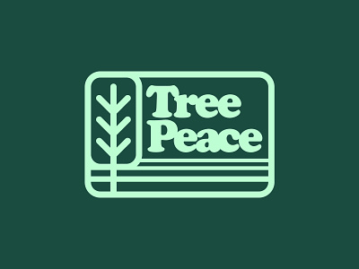 Tree Peace // Logo Exploration branding design forest green logo illustrator logo design non profit peace peace logo texas tree trees