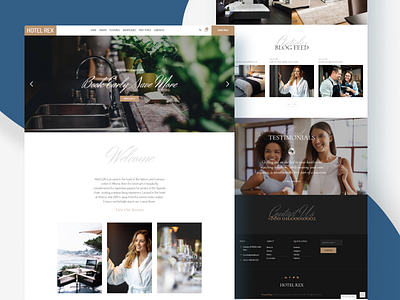 Hotel RX graphic design ui ux web design web site design webdesign website