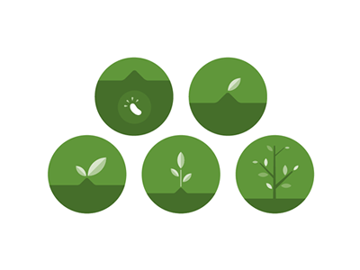 Plant growth badges