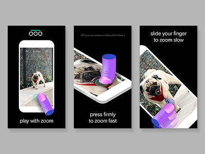 Ooo app dog finger illustration