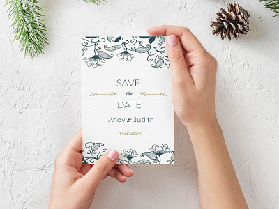 Free Save The Date Card Template design freebie freebies save the date save the dates