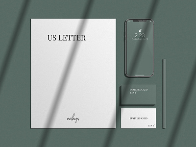 Free Stationery Mockup & Scene Creator Set free mockup freebie freebies mockup mockup psd psd psd mockup scene generator scene mockup stationery mockup