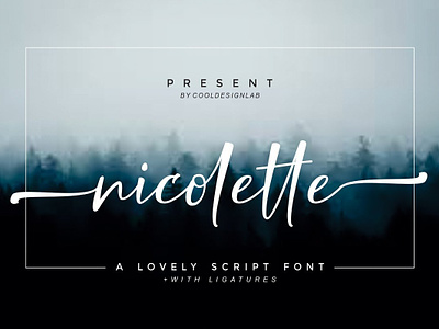 Nicolette Free Script Font badges font free font free script font free typeface labels letterhead music titles news posters script font signatures signboards t shirts titles typeface typography wedding invitations