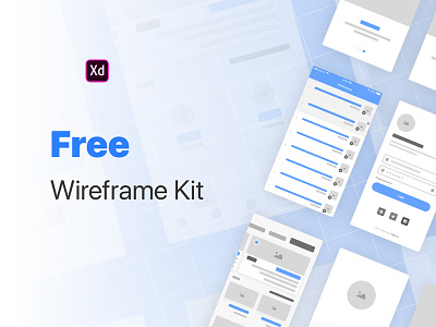 Free Adobe Xd Wireframe Kit adobe xd design free adobe xd wireframe kit free wireframe kit freebie freebies interface mockup ui wireframe kit
