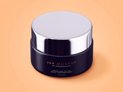 Free Cosmetic Cream Jar Mockup design free mockup free psd freebie freebies interface mockup mockup design psd mockup