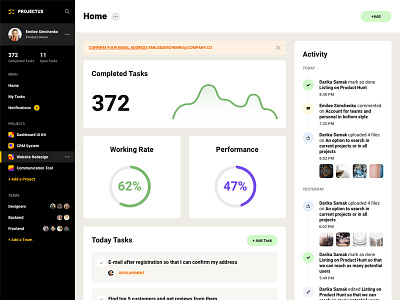 Free Project Management Web App Template design free psd freebie freebies interface web design web app web development web site