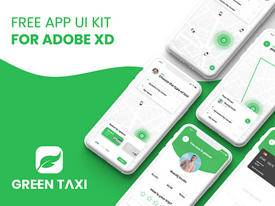 Taxi App Ui Kit (Freebies)