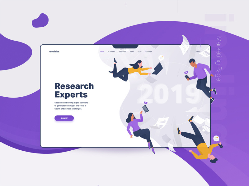 Free Research Web Template Kit web development web design web site web app web template bundle template design ui interface design freebie freebies