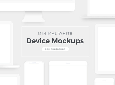 Free Minimal White Gadget Mockups design free mockup free psd freebie freebies interface mockup mockup design psd mockup