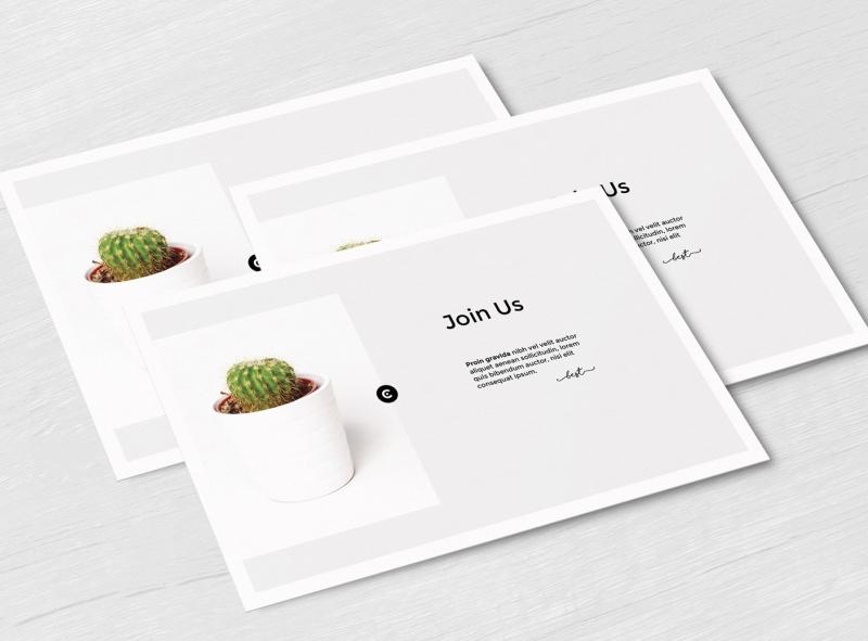 Free Postcard Mockup Set by Andy W on Dribbble