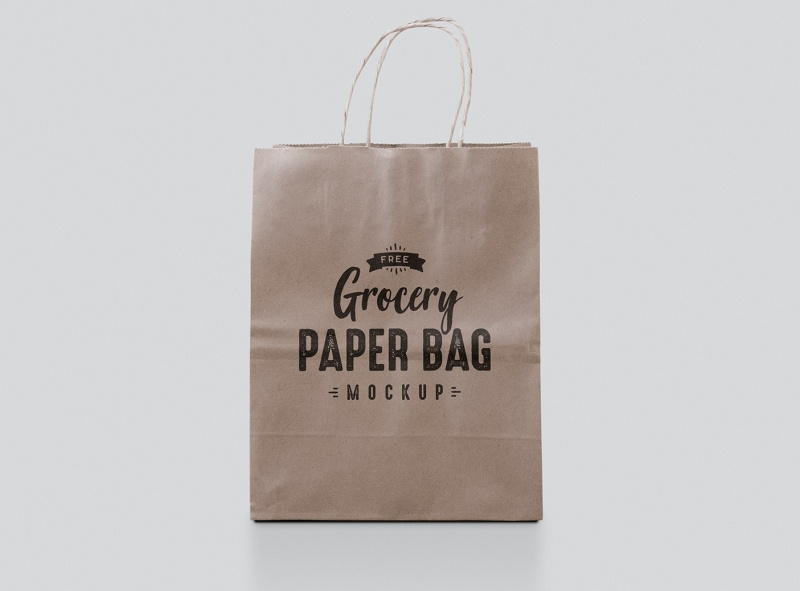 Free Paper Bag Shop Mockup by Andy W on Dribbble