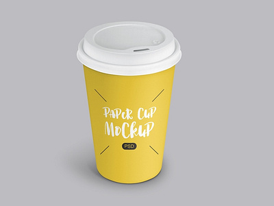 Free Paper Coffee Cup Mockup