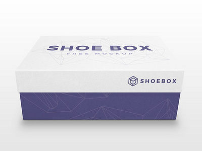 Free Shoe Box Mockup