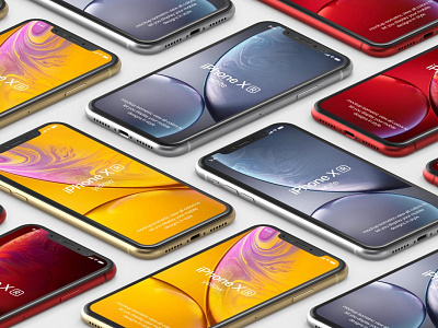 Free iPhone XR Mockup design free mockup free psd freebie freebies interface mockup mockup design psd mockup