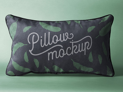 Free Rectangular Pillow Mockup