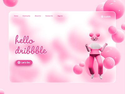 Hello dribbble app art design flat graphic design icon minimal ui ux web