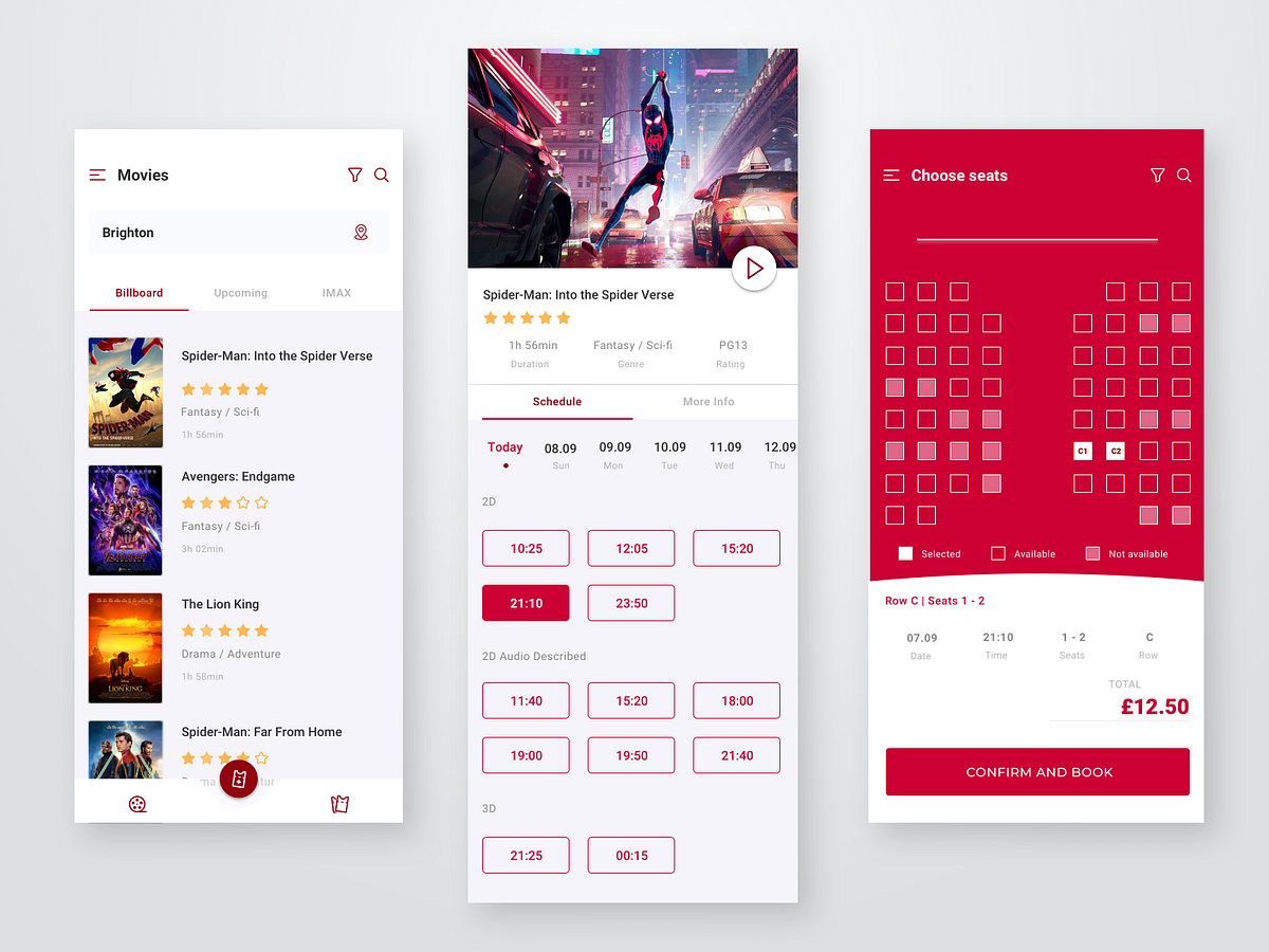 Movie App by DJoão on Dribbble