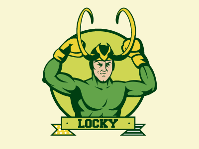 Locky Balboa comics illustration loki marvel mashup movie rocky thor vector