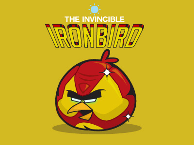IronBird android app avengers character comics hero iphone ironman marvel superhero vector
