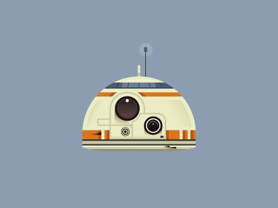 Star Wars 7 Droid colors droid flat force awakens illustration star wars sw7 vector