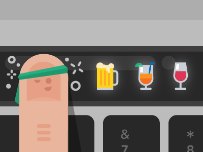 Touch Bar apple icons illustration macbook vector vectorart