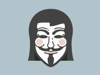 Vendetta animation gif movie natalie portman rose mask v vector vendetta