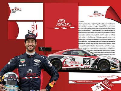 Logo and Corporate Identity
 for a Car Race Team