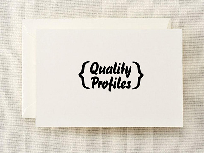Qualityprofiles logotype dialogue human resources logo logotype quality