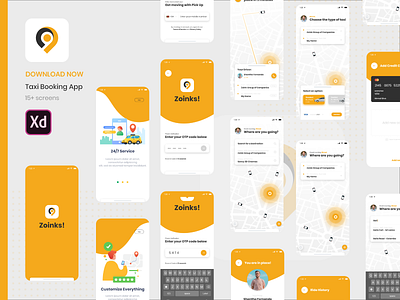 Taxi Booking UI Kit