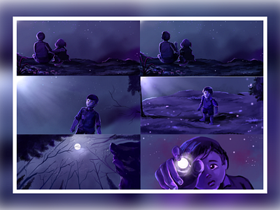 Mysterious night-Concept Art