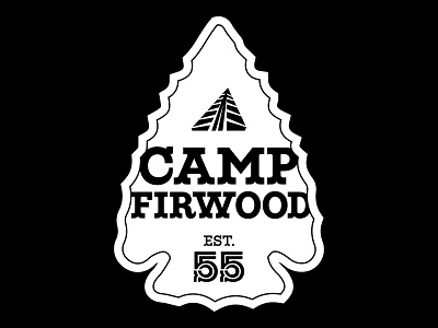 Firwood Arrowhead apparel arrowhead black illustration logo maritime champion vector white