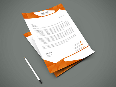 Business letterhead design