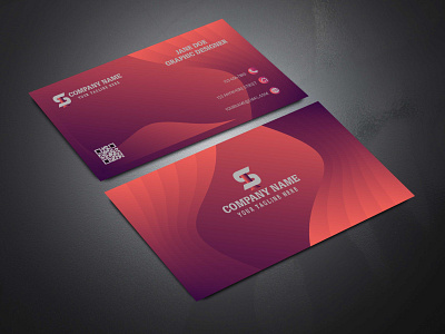 Modern visiting card vector design template branding business card corporate design illustration layout letter logo minimal print vector