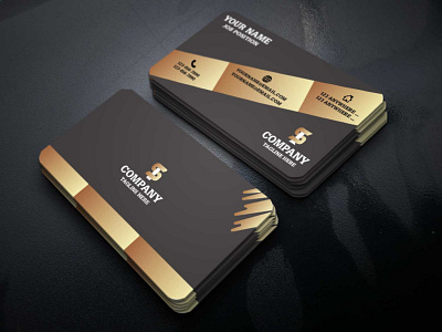 Luxury design graphic gold black Name Business Card template animation background branding card clean corporate creative design elegance icon illustration layout logo luxury minimal name print typography ux vector