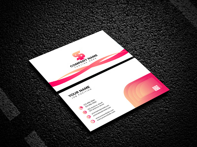business card template a4 branding business business card design business card template business cards card design corporate design illustration logo minimal vector