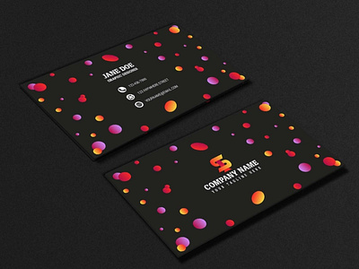 corporate business card animation app branding corporate design illustration layout letter logo minimal modern design uiux vector