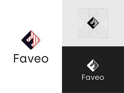 Faveo Logo branding construction engineering faveo logo technical