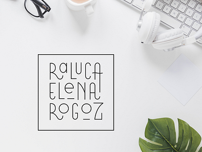 Raluca Elena Rogoz - Personal Branding brand design branding custom font logo logo design logotype personal branding portfolio