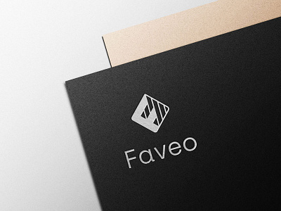 Faveo Company Logo architecture brand branding buildings construction company emboss logo design logo work romanian branding
