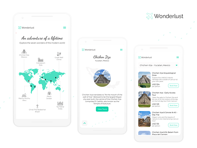 Travel Agency - Mobile Website adobexd booking tourism travel travel agency ui user experience ux