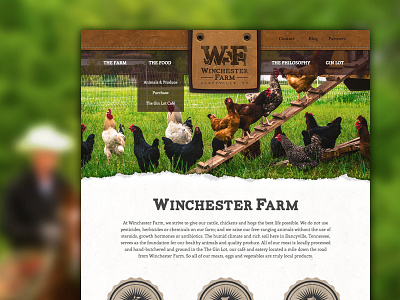 Winchester Farm farm intermix tennessee web design website