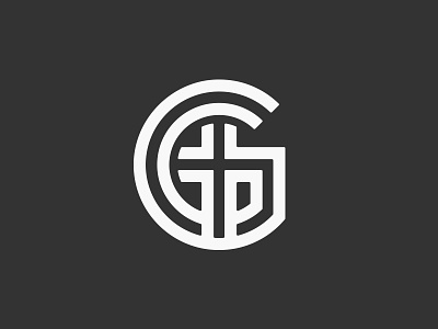 Church mark church cross g logo logomark parallel