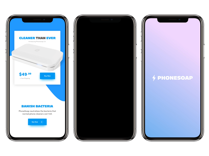 Phonesoap Concepts after effects interaction ui ui ux design ui animation web