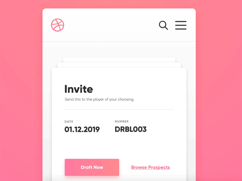 Dribbble Invites